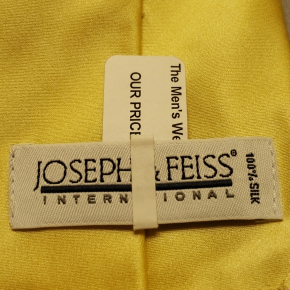 Joseph Feiss Intl 100% Silk Men's Tie - Picture 3 of 4